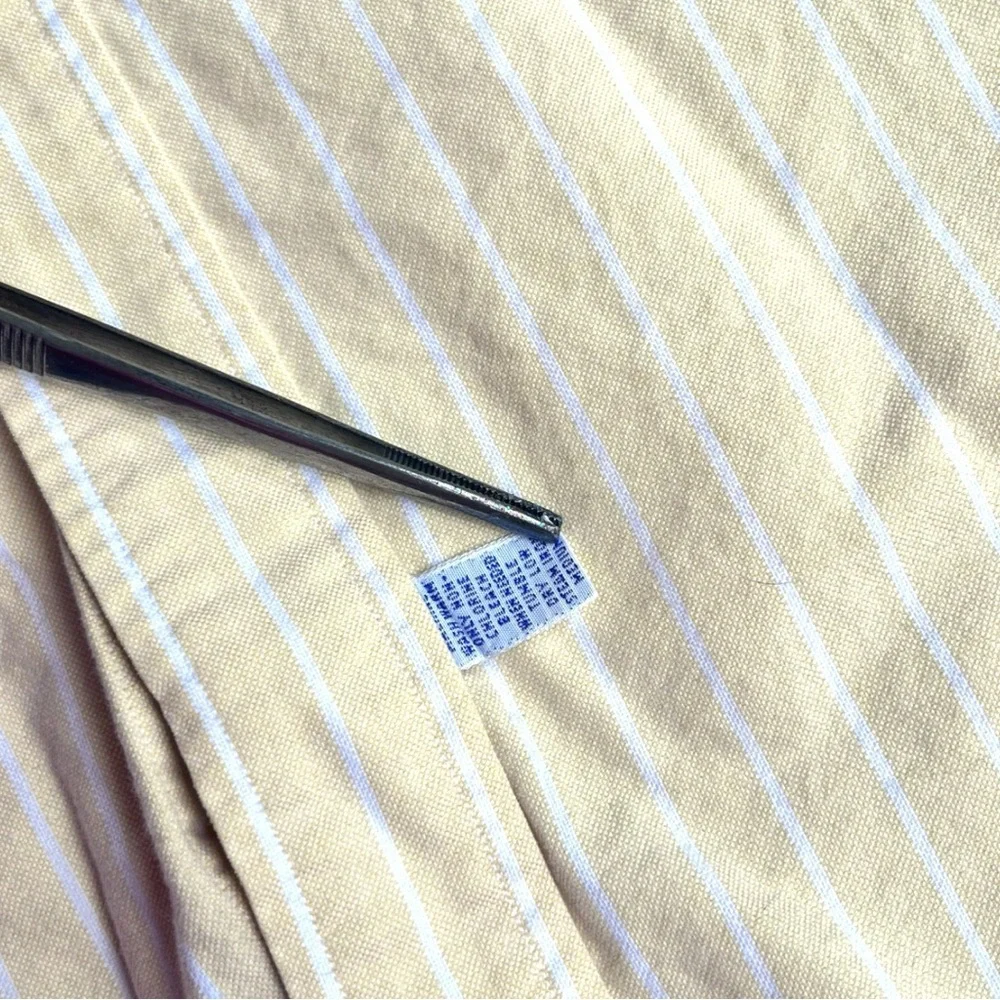 Ralph Lauren Yellow Striped Men's Shirt - Picture 5 of 15